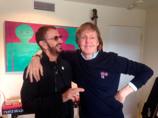 Paul McCartney и Ringo Starr записывают новый альбом
